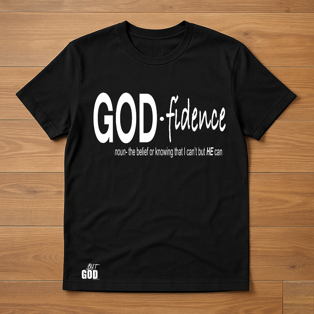 Godfidence T-shirt (Black/White)